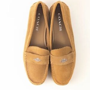 Suede leather bean shoes